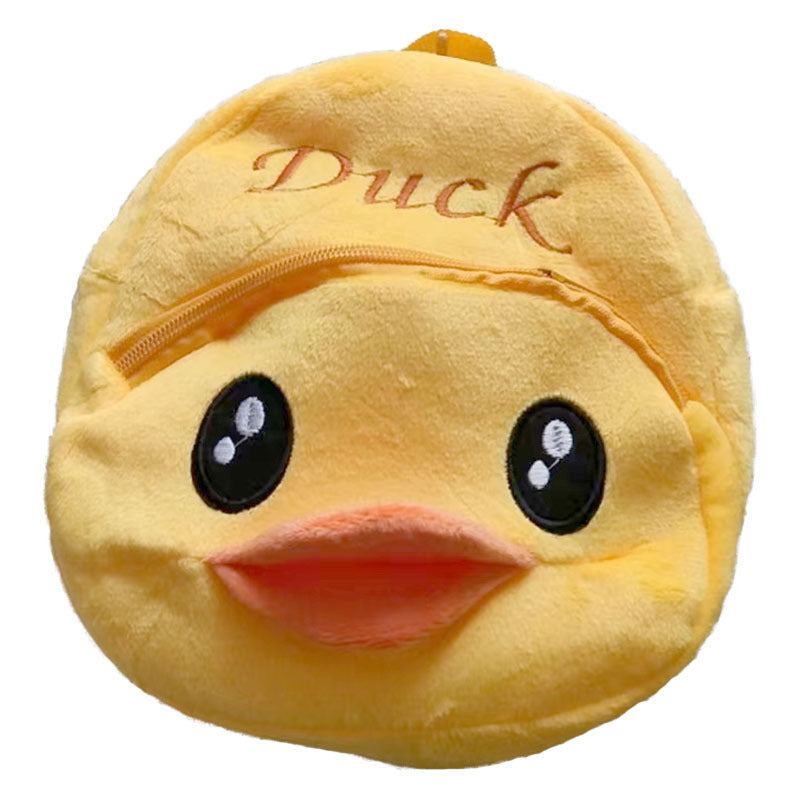 Classy Cute For Boys Cartoon Plush Backpacks