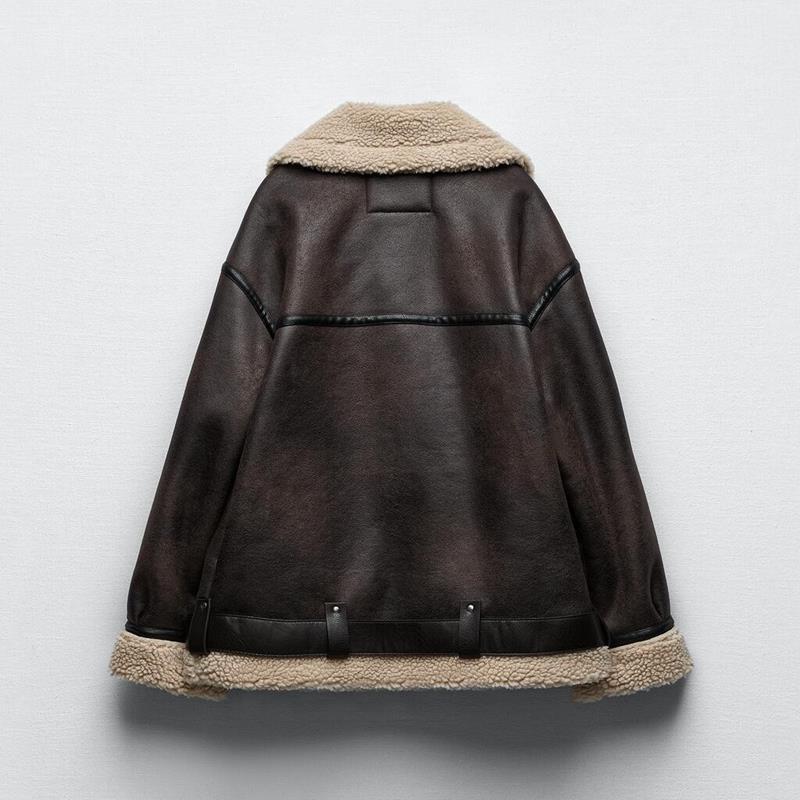 Women's Belt Fleece Lined Double-sided Long For Coats