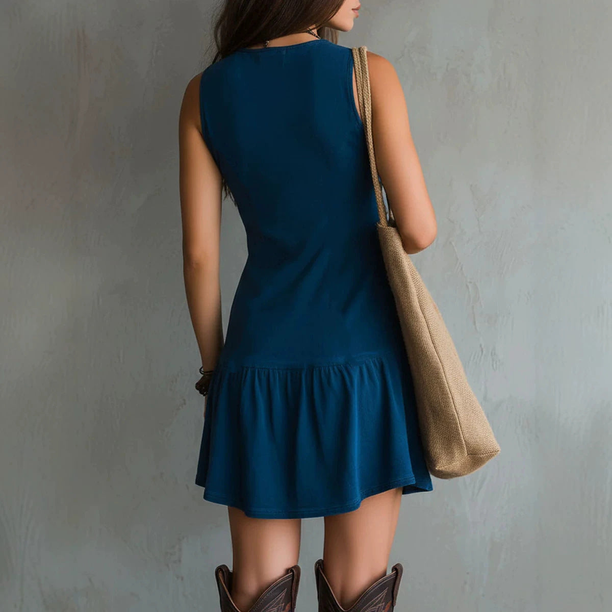 Women's Summer Fashion Elegance Sleeveless Fastener Decoration Shorts