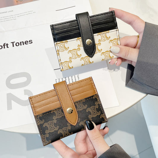 Female Multiple Slots Exquisite Niche Advanced Card Holder