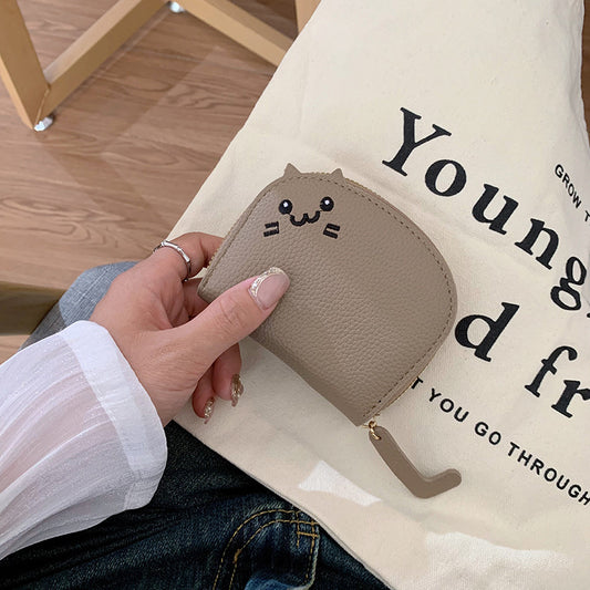 Women's Cute Multiple Slots Advanced Cartoon Change Ladies Wallets