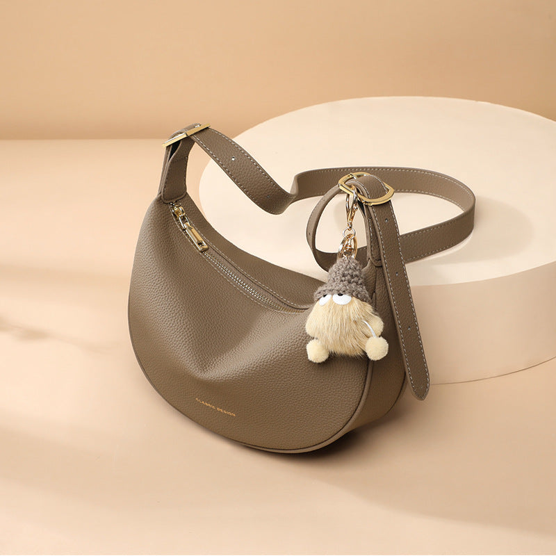 Women's Genuine Leather Underarm High-grade Dumpling Crossbody Bags