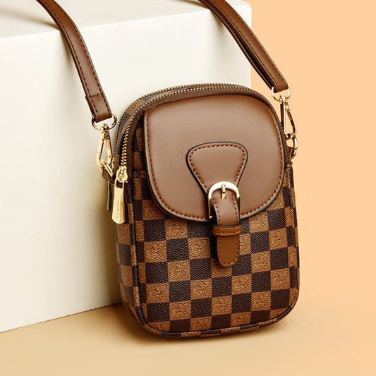 Women's Mini Mobile Fashion Soft Leather Versatile Phone Bags