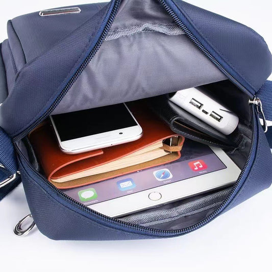 Men's Waterproof Hard-wearing Large Capacity Oxford Cloth Men's Shoulder Bags