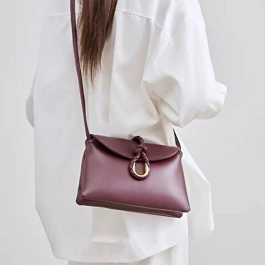 Envelope Shu High-grade Cowhide Clutch Underarm Crossbody Bags