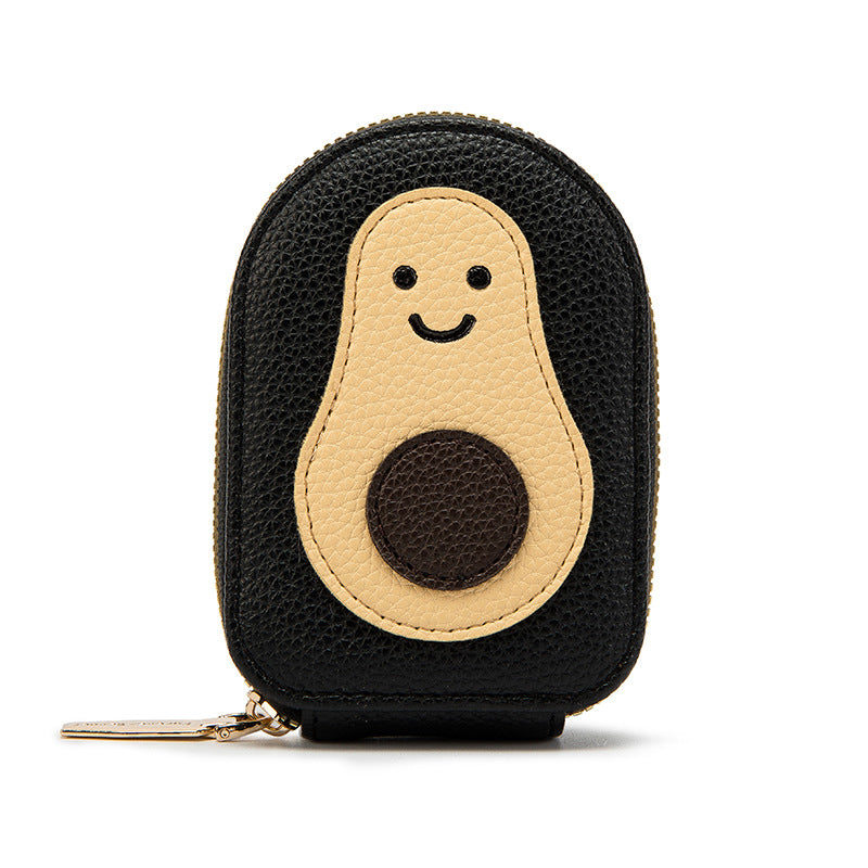 Women's High Sense Storage Cute Smiley Face Card Holder