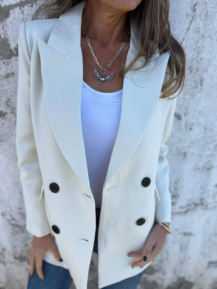Women's Solid Color Fashion Long Sleeve Button Clothing