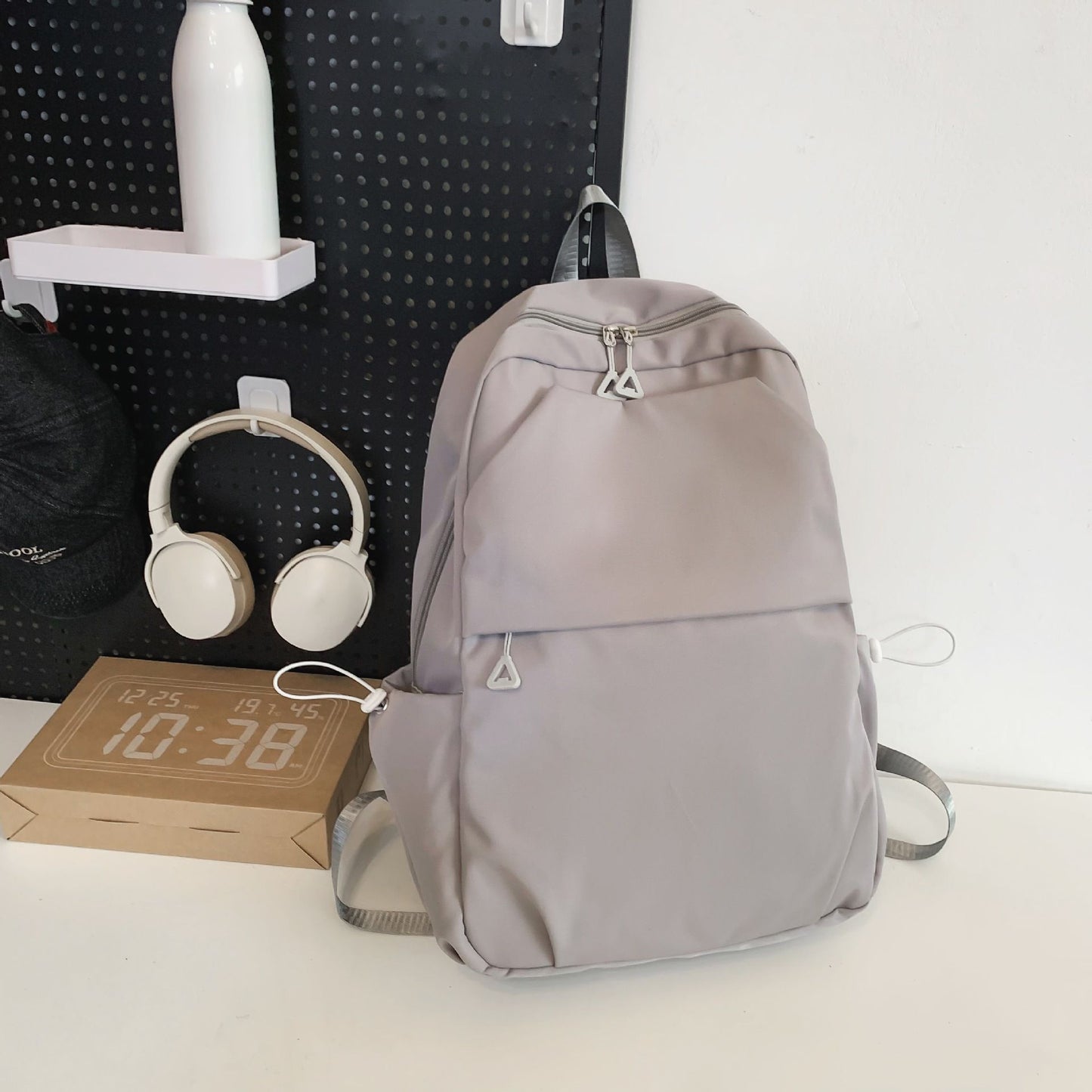 Women's High-grade Canvas Boys High Simple Large Middle School Students' Schoolbags