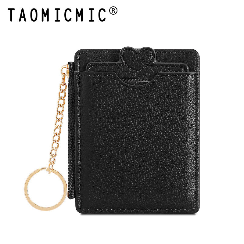 Women's Korean Style Love Meal Protective Cover Card Holder