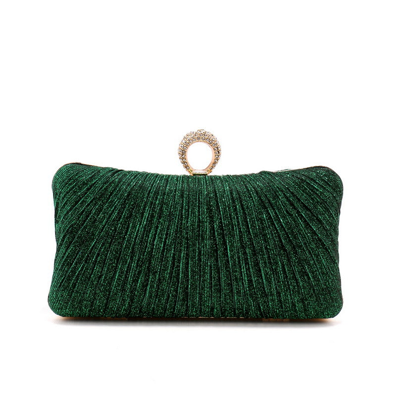Women's Pleated Dinner Luxury Banquet Hand Dress Evening Bags
