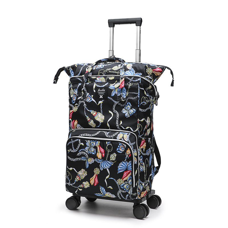 Distance Fashion Pull Waterproof Large Capacity Back Dual-purpose Travel Bags