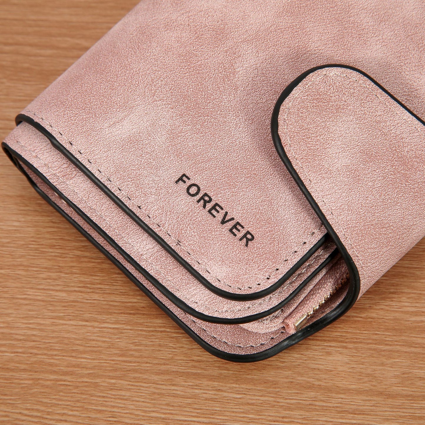Women's Pretty Retro Frosted Leather Short Ladies Wallets