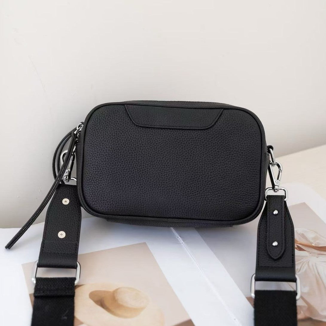 Elegant Women's Nine First Layer Cowhide Crossbody Bags