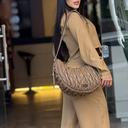 Women's Fashion Casual Elastic Waist Three-dimensional Decoration Suits