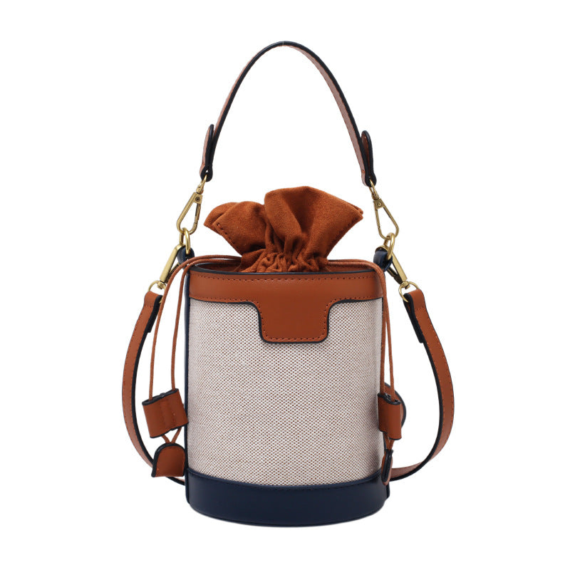 Women's Korean Drawstring Portable Fashion Popular One Crossbody Bags