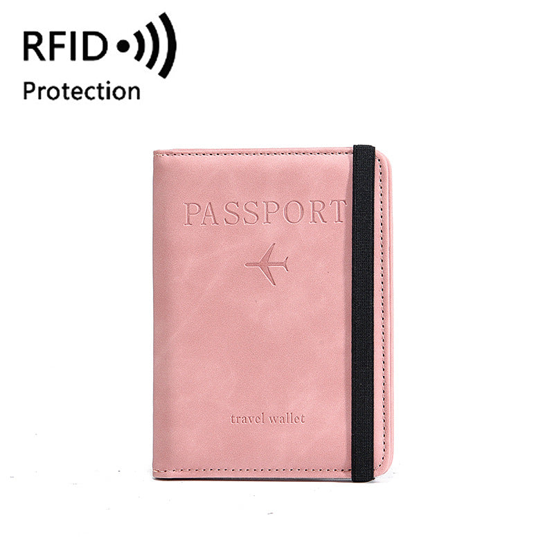 Fashion Cool Leather Passport Sets Multifunctional Id Package