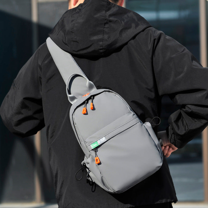 Men's Green Stylish Lightweight Korean Style Fashion Men's Chest Bags