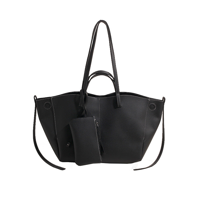 Soft Leather Wings Style High-grade Large Handbags