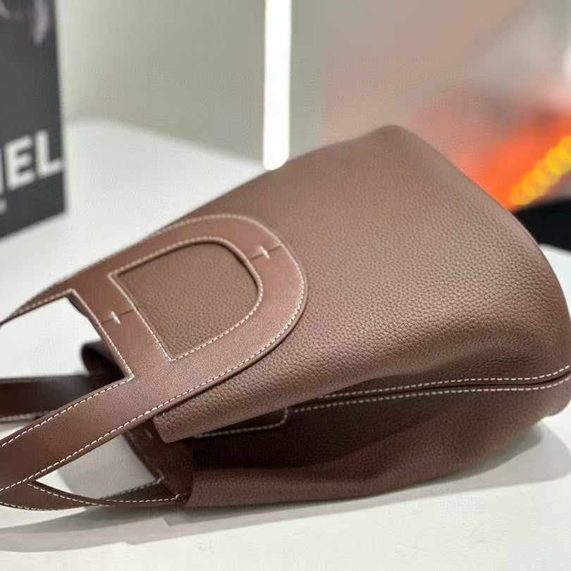 Women's Vegetable Basket Genuine Leather Fashion Combination Crossbody Bags