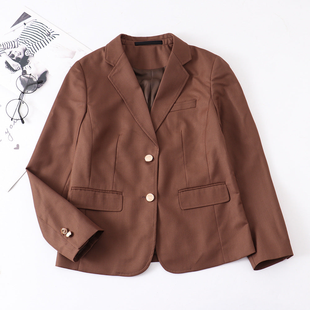 Women's University Style Interview Occupation College Work Small Suit