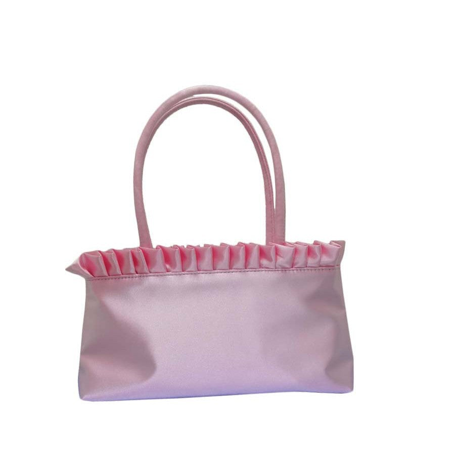 Women's Vintage Crumpled Lace Large Capacity Armpit Bags