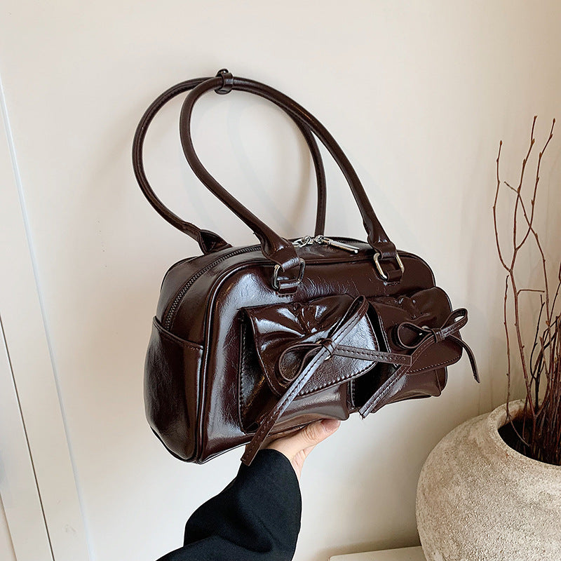 Bowknot Hot Underarm Female Summer Bowling Shoulder Bags