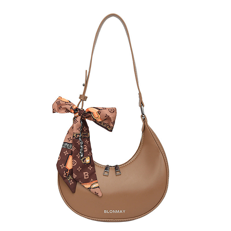 Design Selenodont Popular Silk Scarf Hobos Shoulder Bags