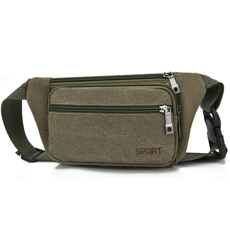 Canvas Fashion Construction Site Work Checkout Men's Waist Packs