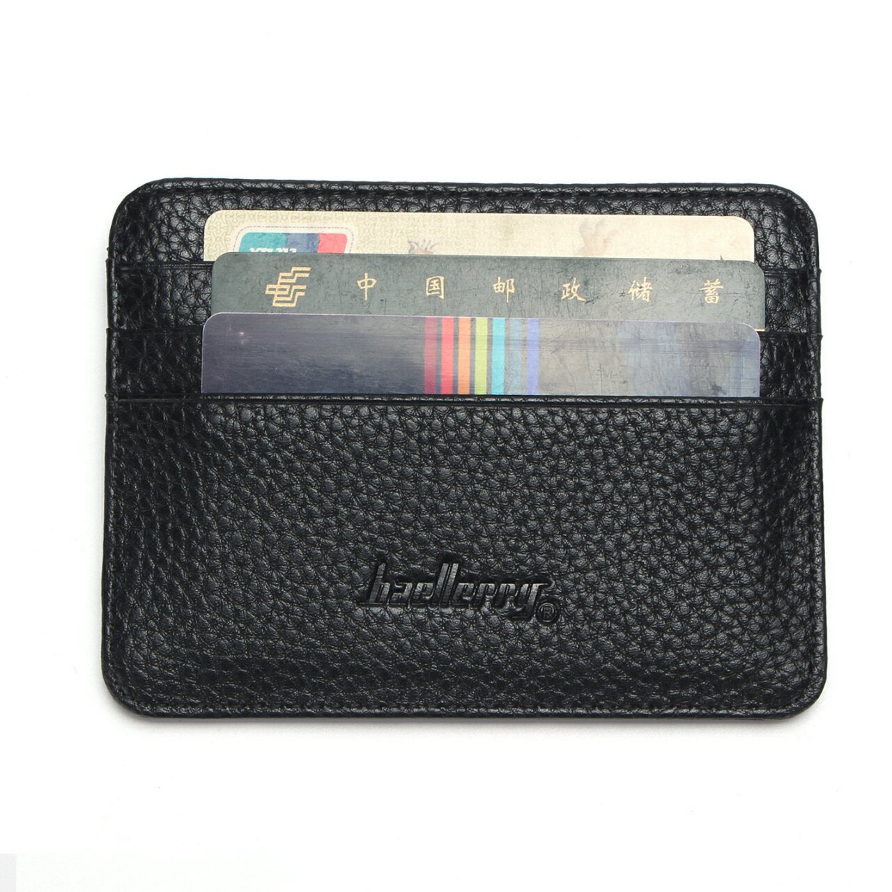 Men's Korean Style Simple Mini Multiple Slots Card Holder