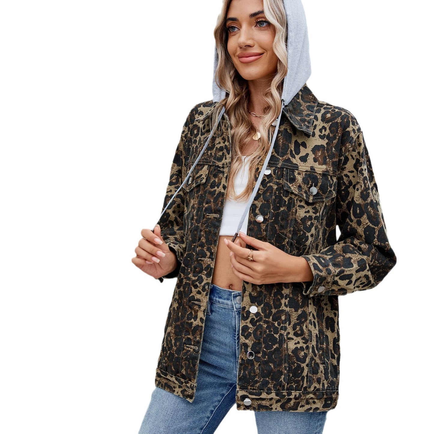 Women's Classic Retro Loose Denim For Jackets