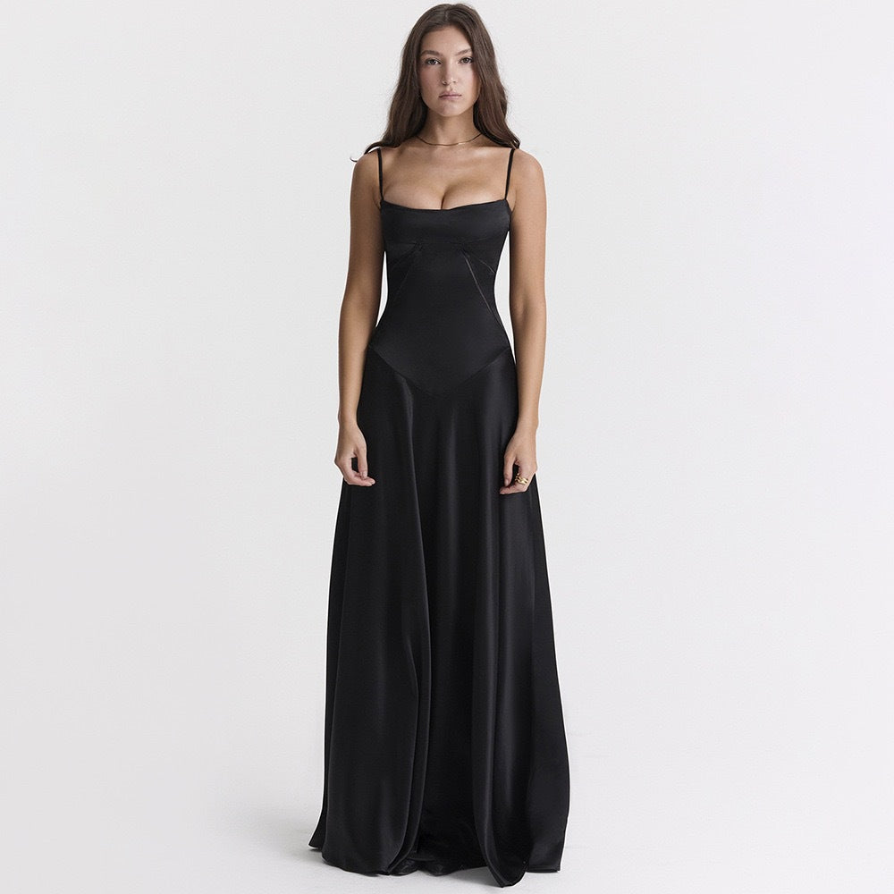 Slim Fit Exquisite Jacquard Full Lining Dresses
