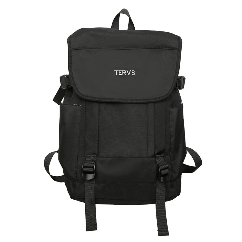 Men's Flip Large Capacity Contrast Color College Backpacks