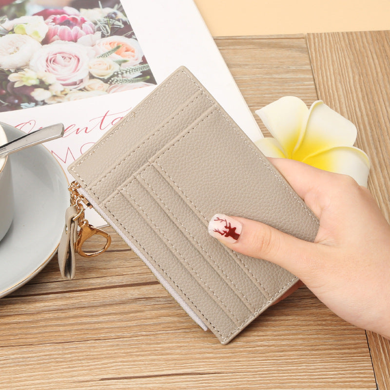 Women's Korean Style Cute Multiple Slots Minimalist Card Holder