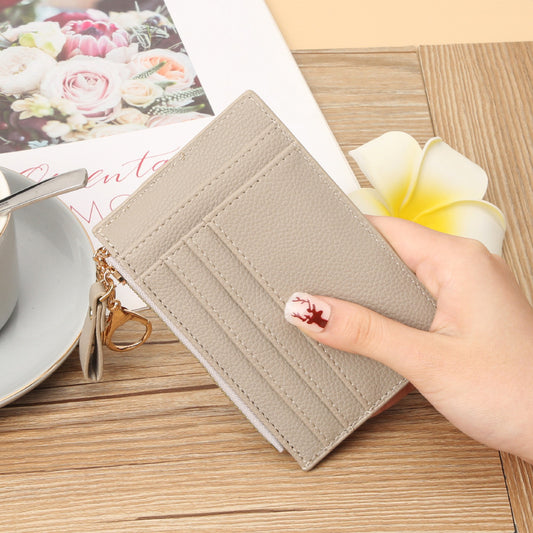 Women's Korean Style Cute Multiple Slots Minimalist Card Holder