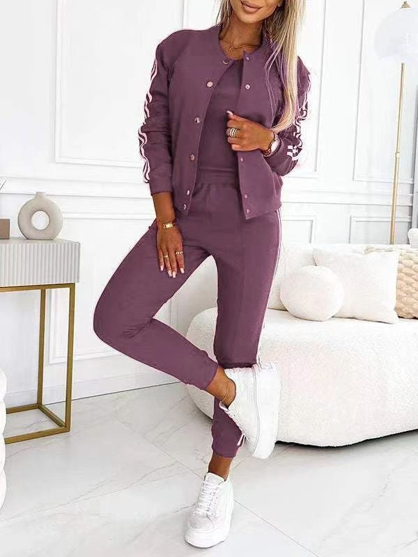 New Slim Fit Fashion Casual Three-piece Suits