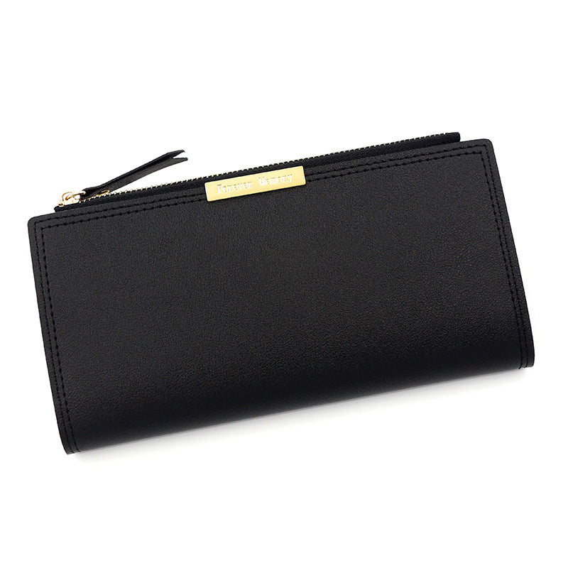 Women's Korean Long Multiple Slots Zipper Female Ladies Wallets