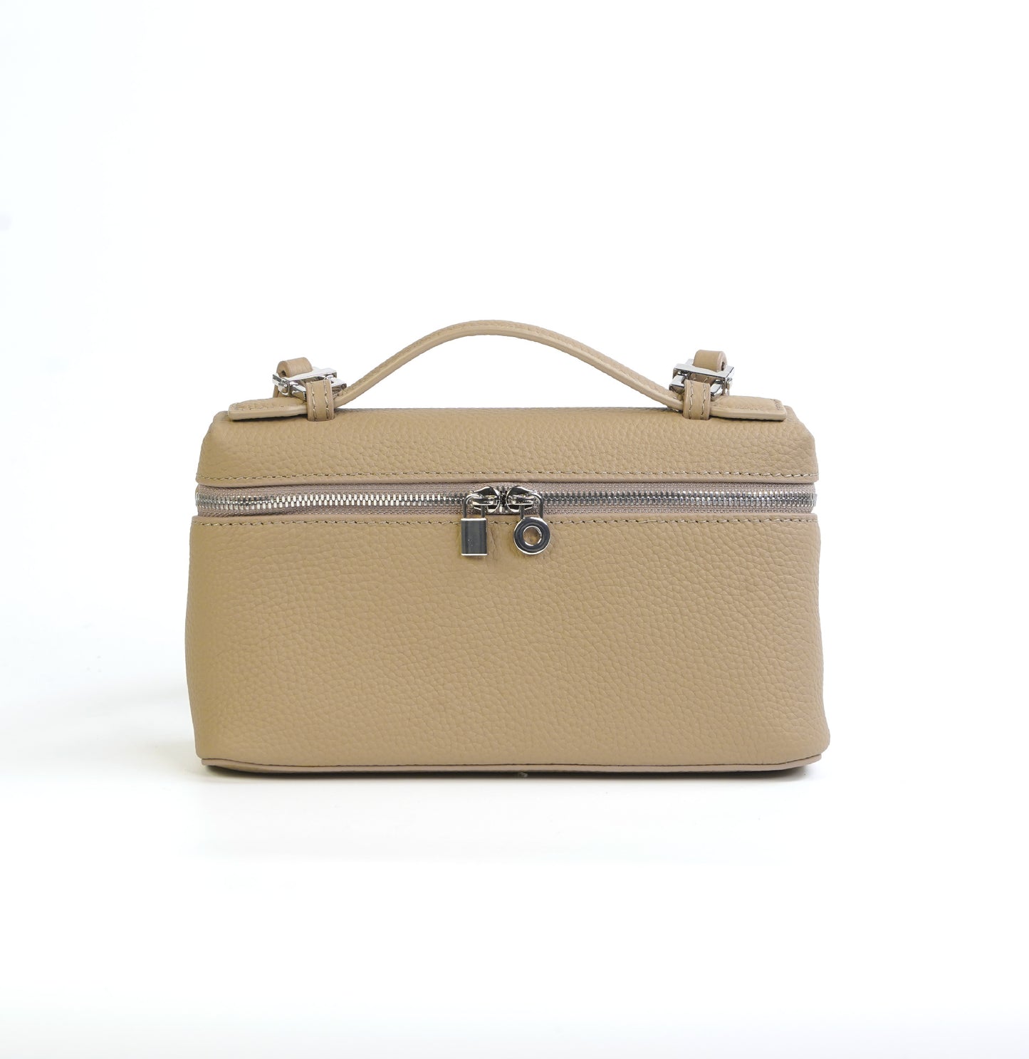 Women's First Layer Cowhide Lunch Box Genuine Handbags