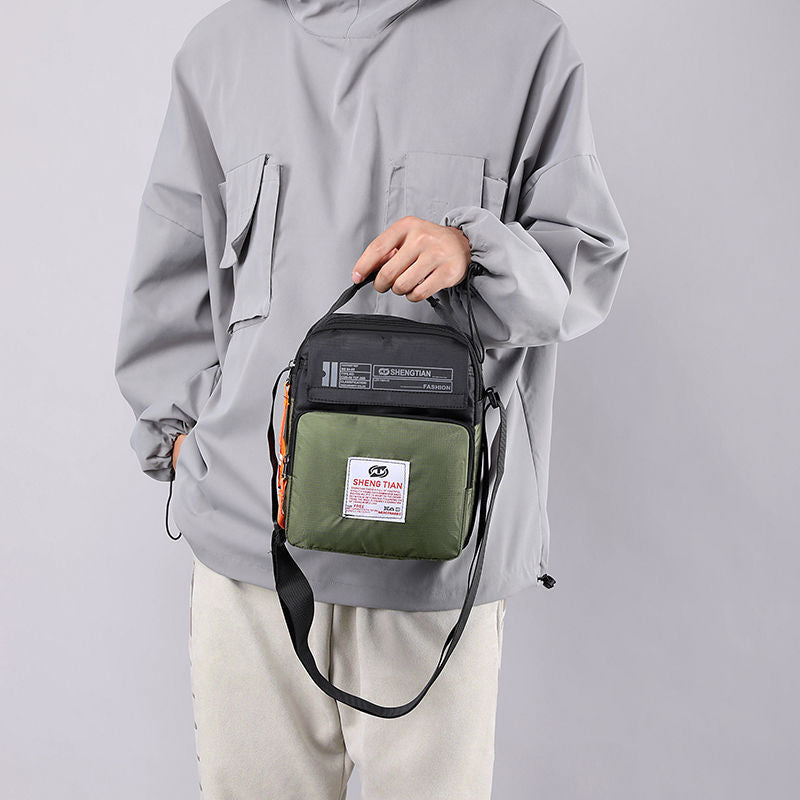 Men's Innovative Oxford Cloth Canvas Pannier Men's Shoulder Bags