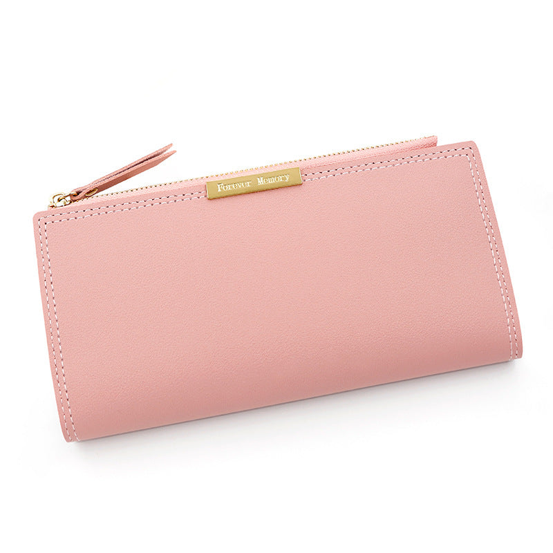 Women's Korean Long Multiple Slots Zipper Female Ladies Wallets