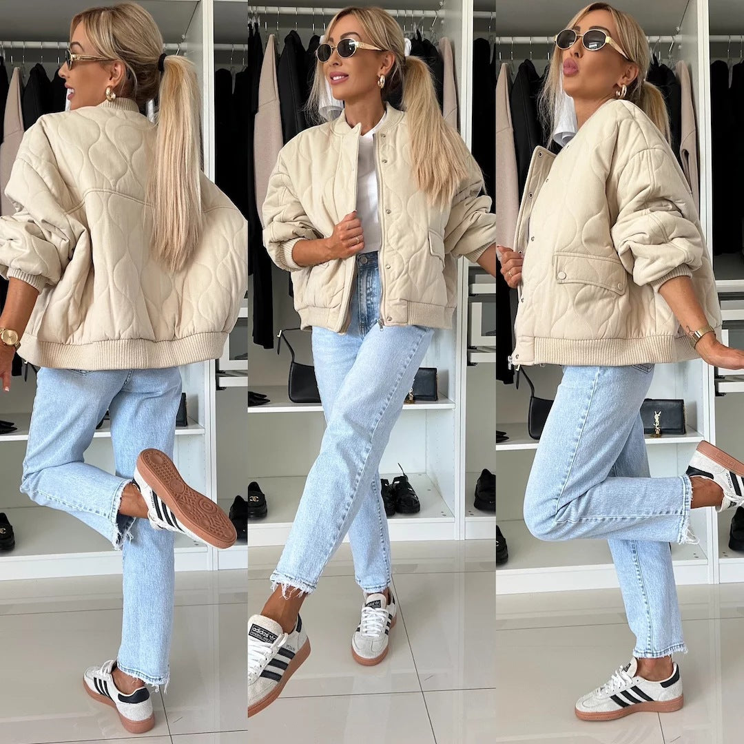 Women's Winter Solid Color Long Sleeve Casual Coats