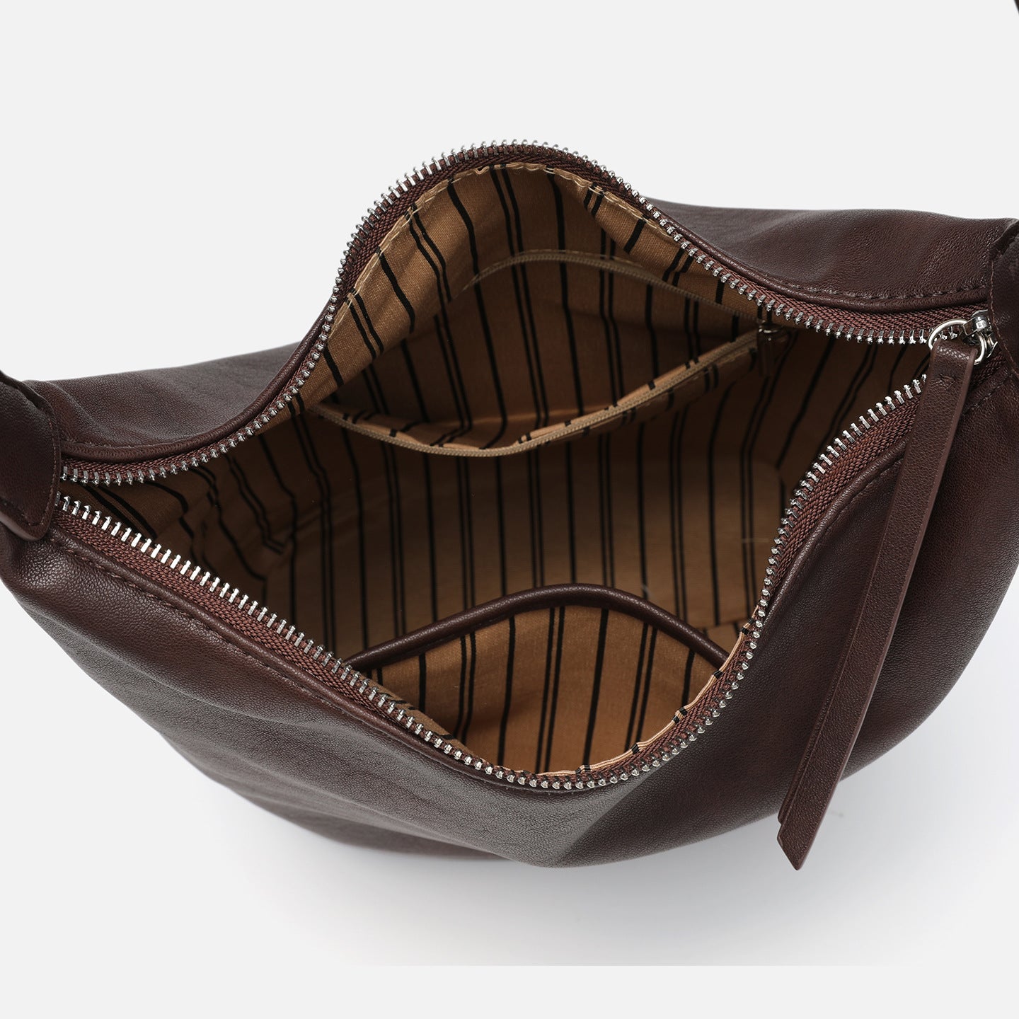 Classy Women's Vegetable Tanned Sheepskin Binaural Bucket Bags