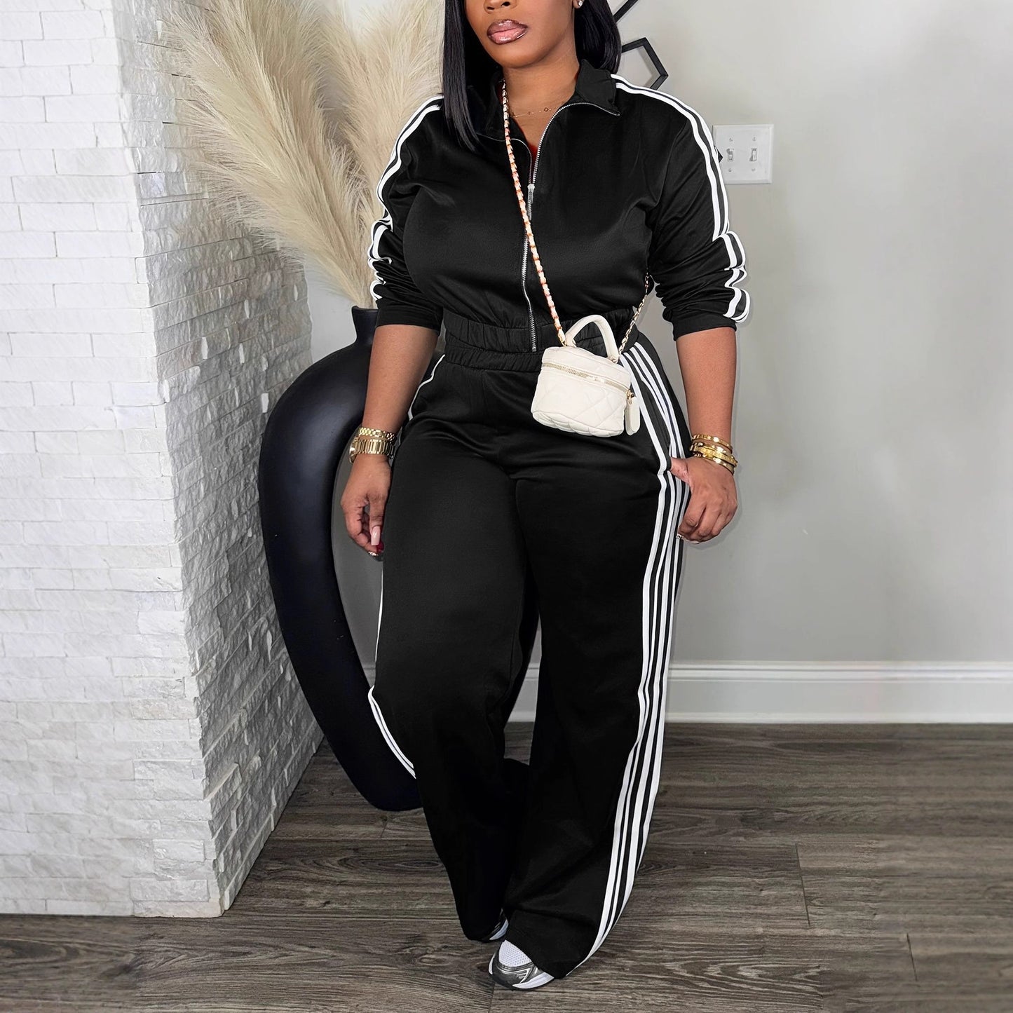 Women's Comfortable Casual Personality Fashion Two-piece Suits