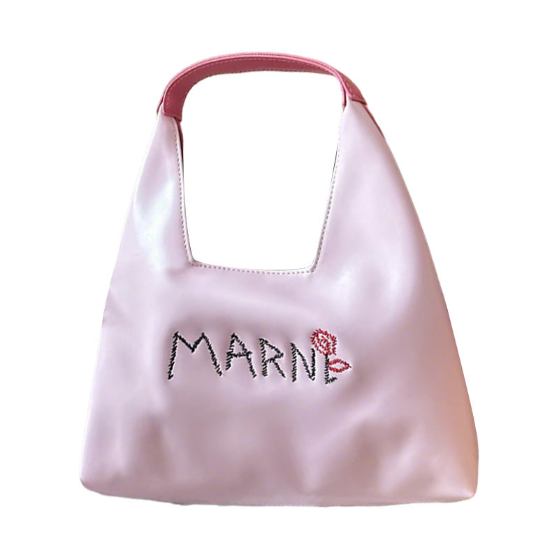 Versatile Children's Letters Color Matching Clutch Handbags