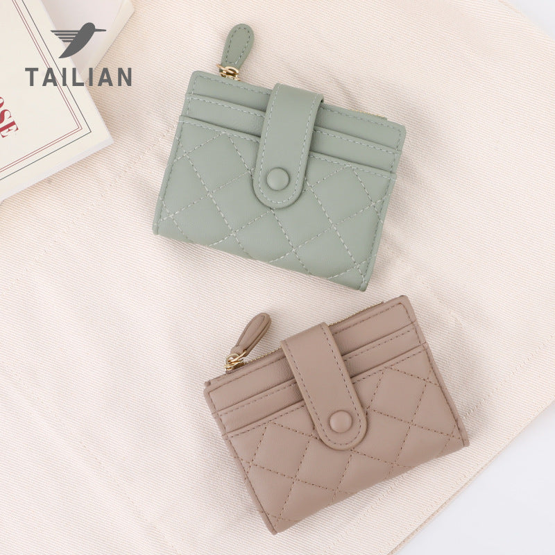Women's Thread Classic Style Multiple Slots High Ladies Wallets