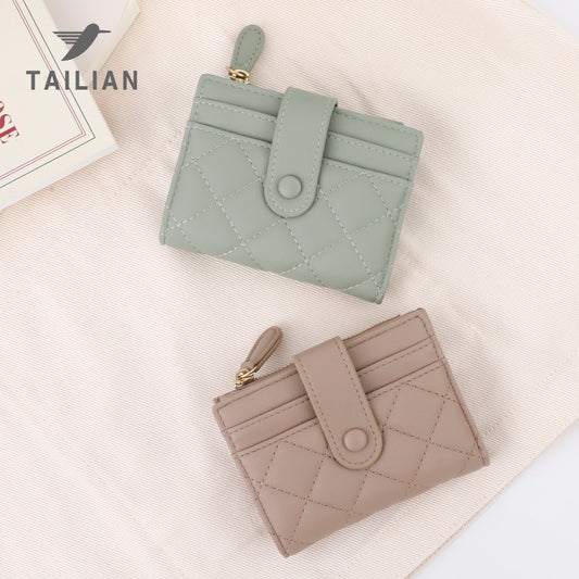 Women's Thread Classic Style Multiple Slots High Ladies Wallets