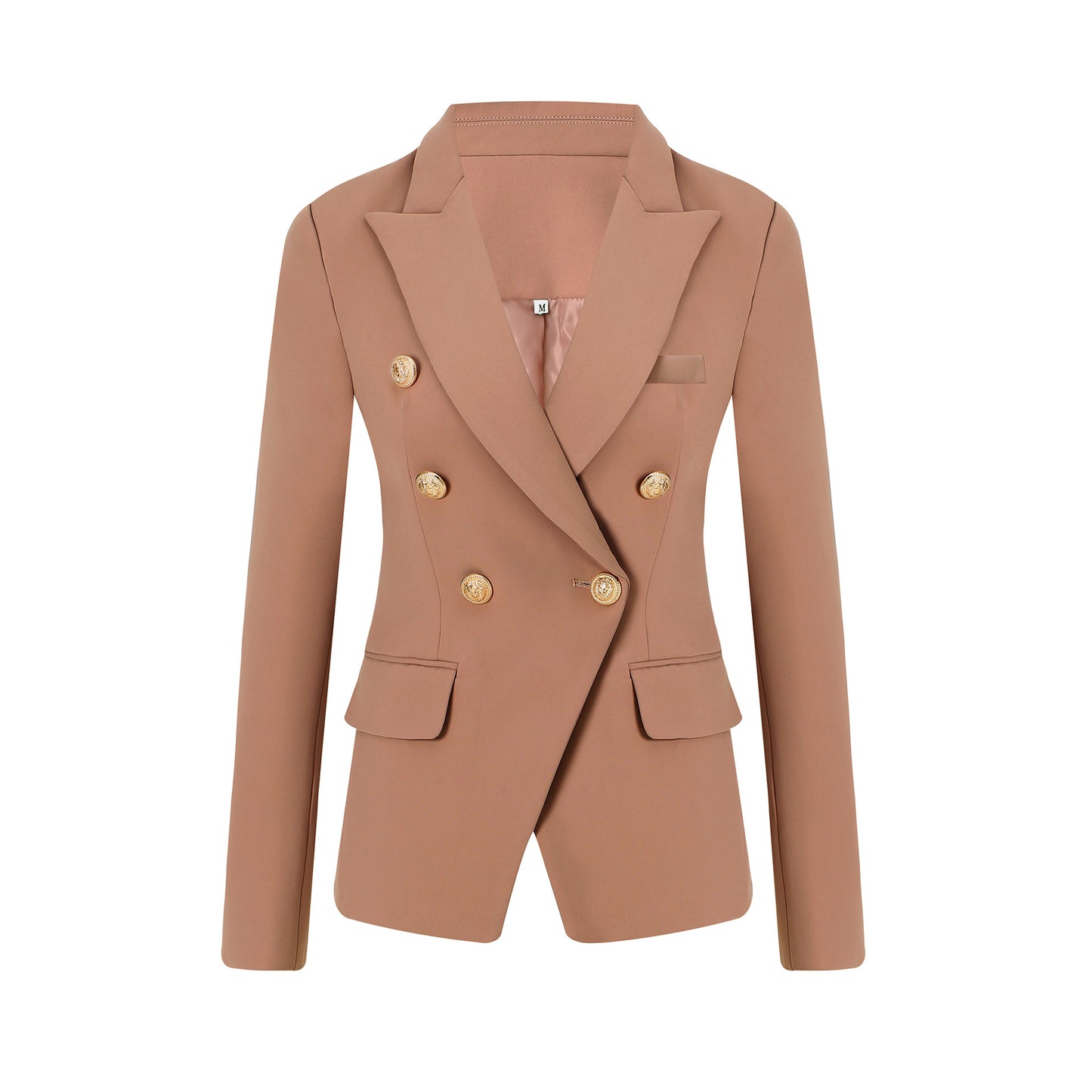 Women's Breasted Solid Color Slim Fit Slimming Blazers
