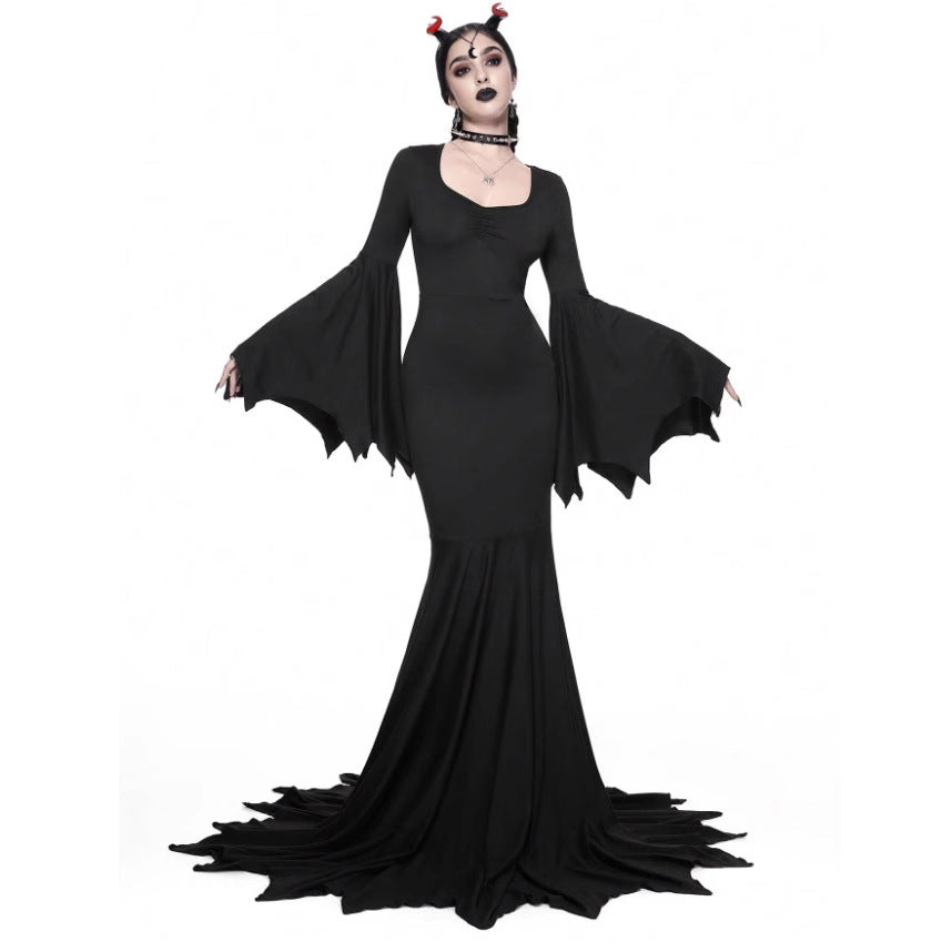 Women's Halloween Hot Fashion Elegant Slim Dress Batwing Dresses