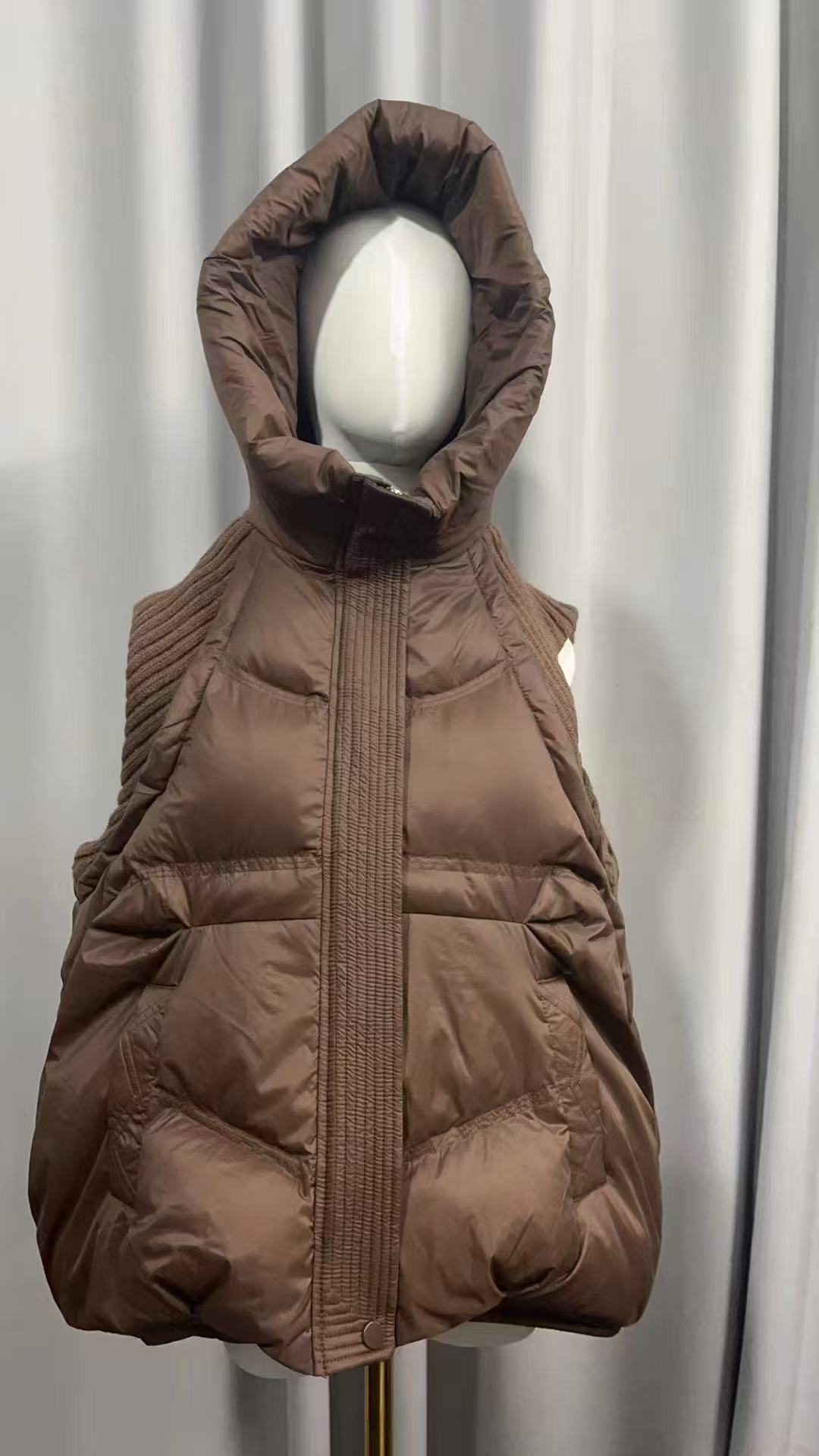 Women's Hood Thick Wool White Duck Korean Jackets