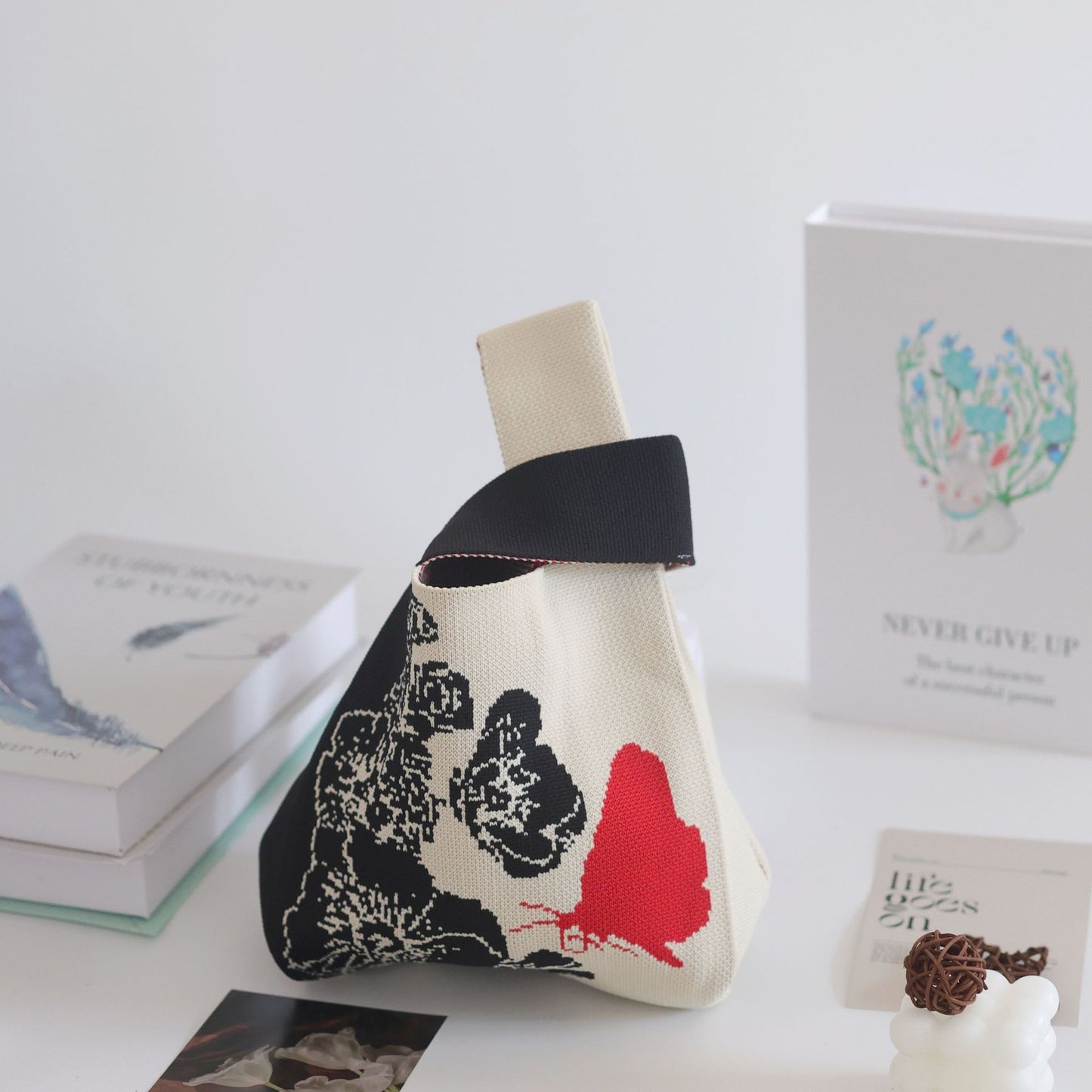 Women's Stylish Knitted Woven Vest Simple Handbags