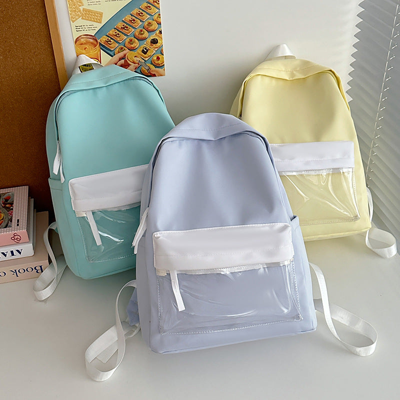 Simple Early High College Large Capacity Middle School Students' Schoolbags
